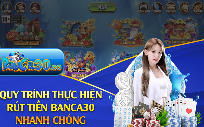 Quy trình thực hiện rút tiền Banca30 nhanh chóng